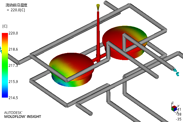 端盖注塑成型工艺及模具设计-含模流